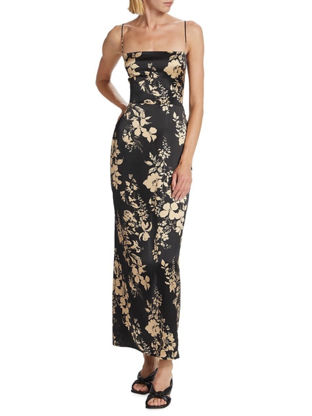 NEW Reformation Frankie Silk Dress Gisele 12